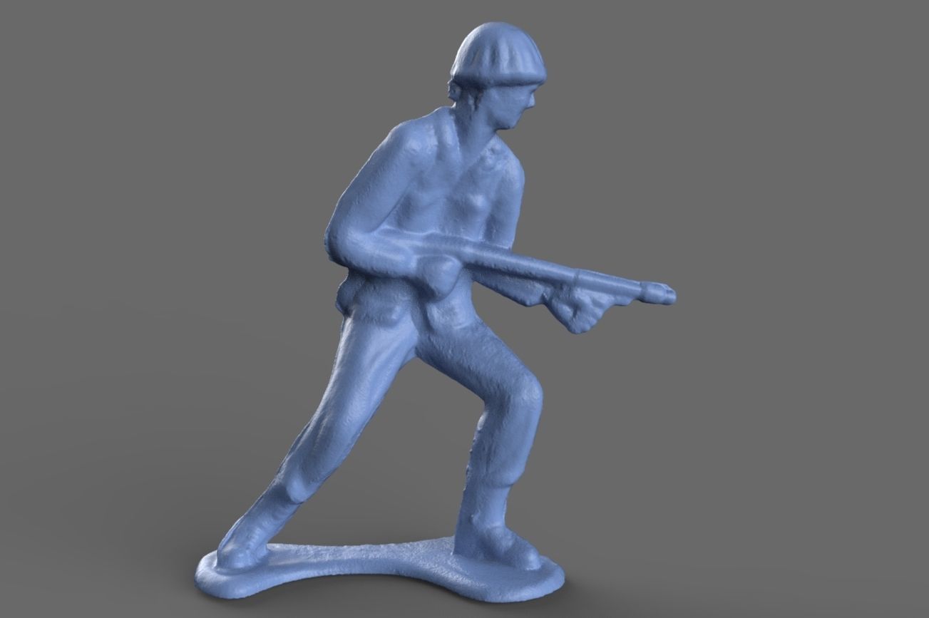 Green Army Men Flamethrower 3D model 3D model_4