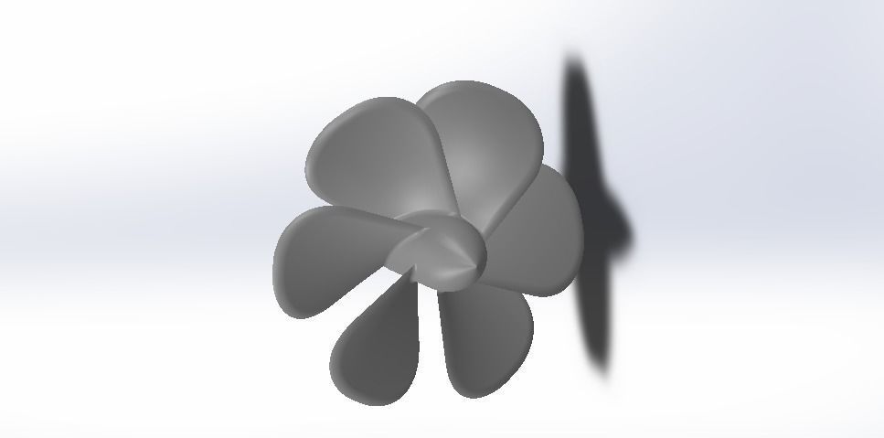 PROPELLER flower 3D model_1