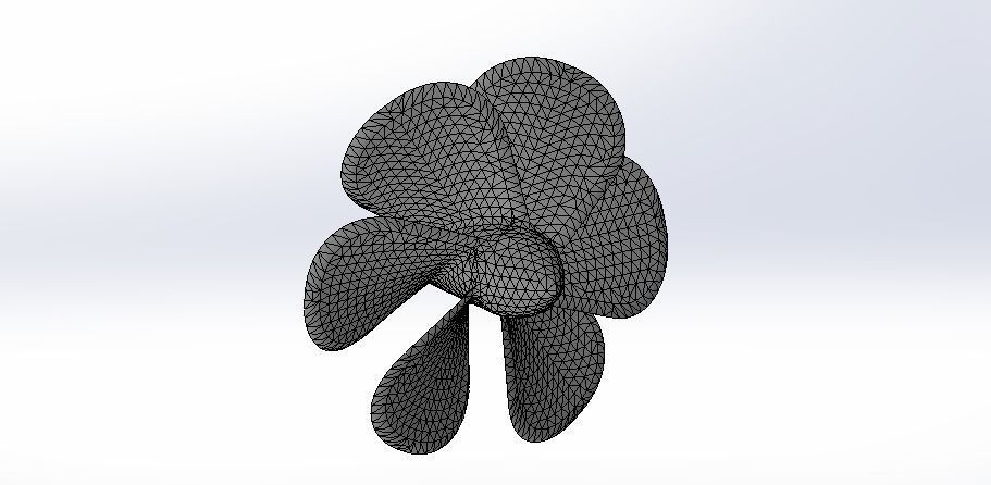 PROPELLER flower 3D model_3