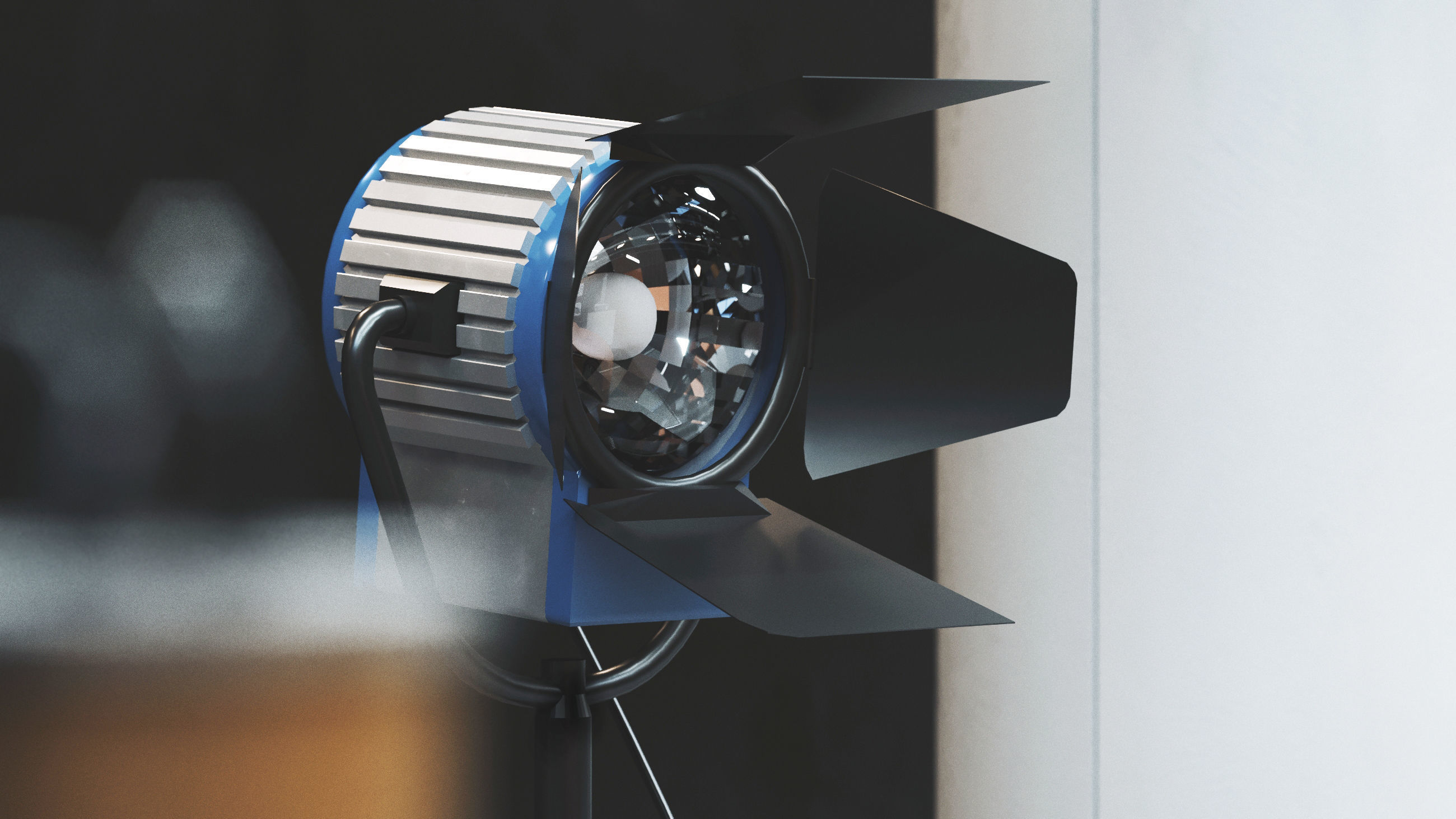 Car design scene 3D model_7