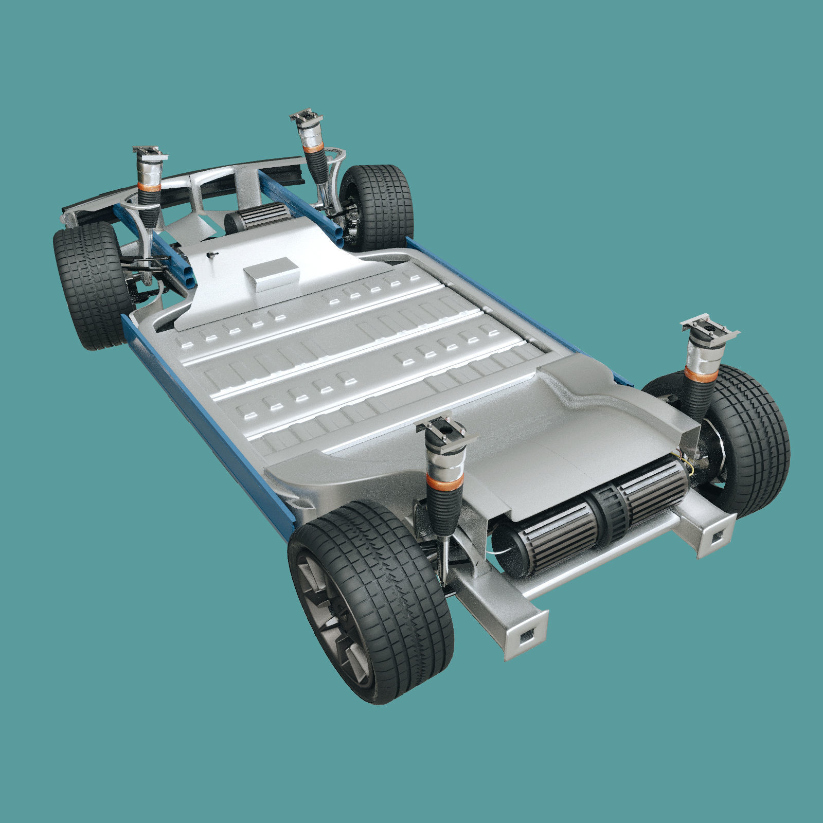 Car design scene 3D model_13