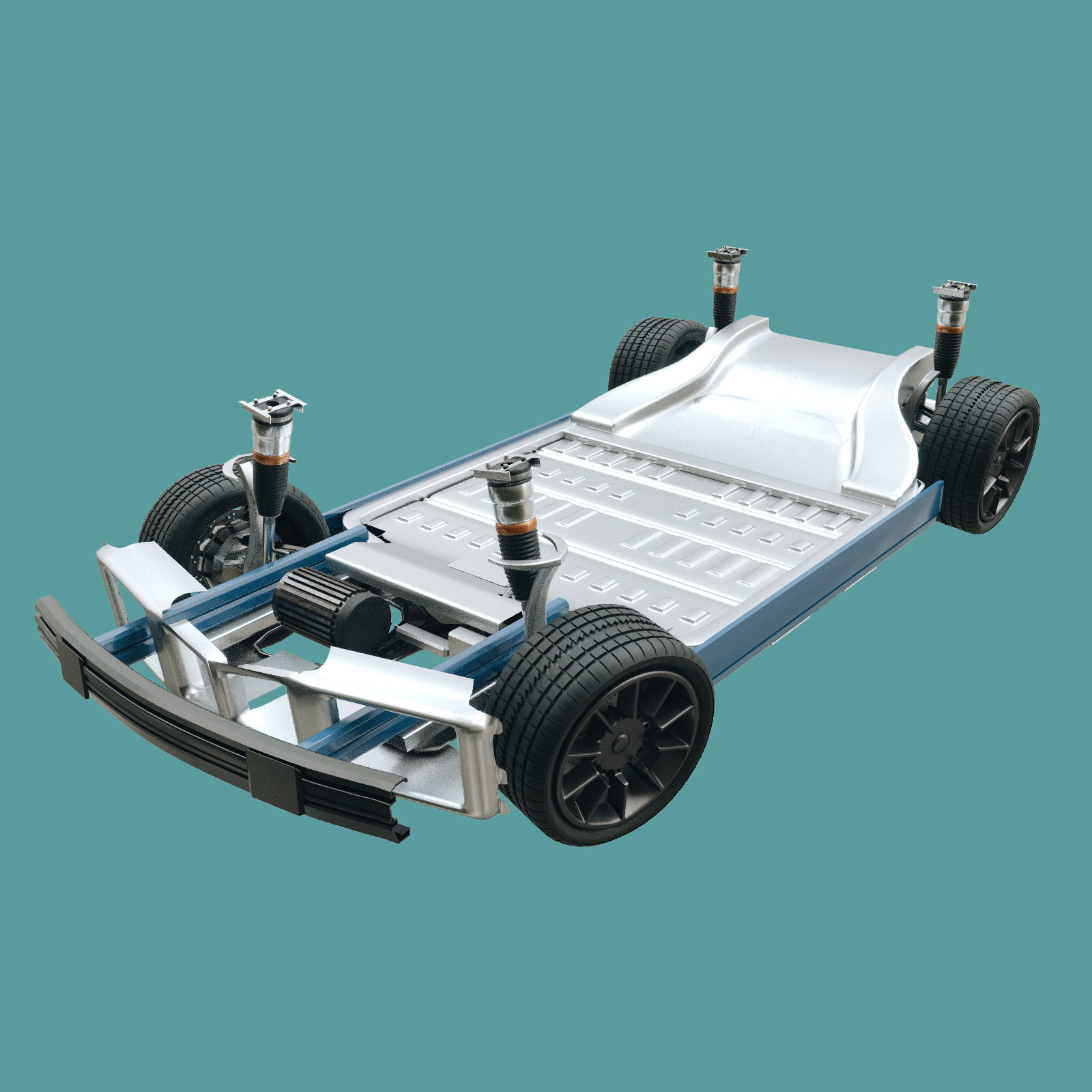 Car design scene 3D model_12