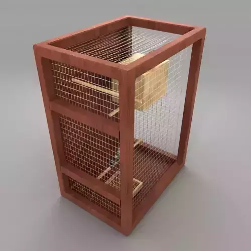 bird cage 3D model