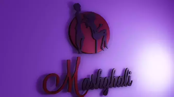masghali 3D logo 3D print model