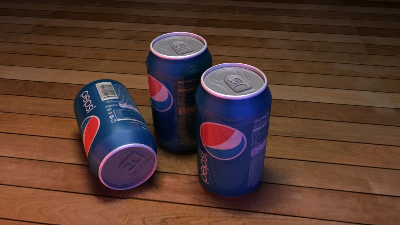 PEPSI 3D three cans of Texture_2