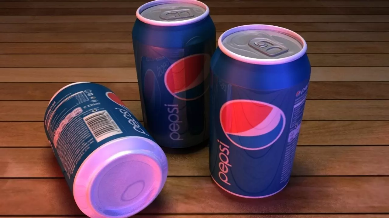 PEPSI 3D three cans of Texture_0