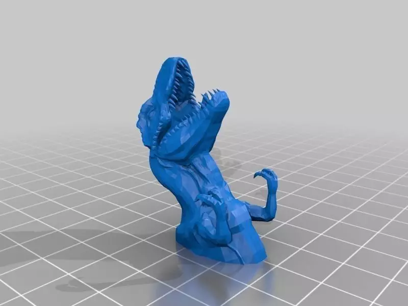 T-Rex Key Hanger Free 3D print model_0
