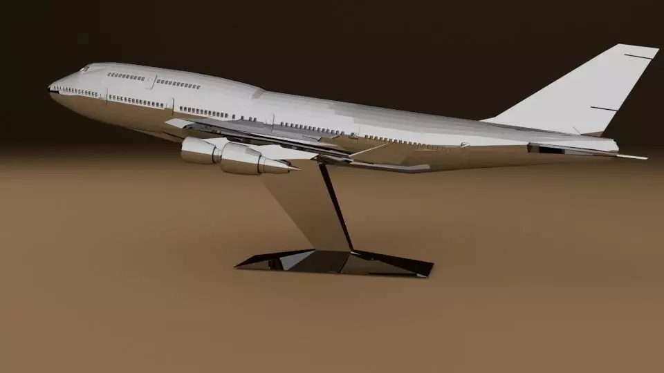 Boeing 747 Model Free 3D print model_0