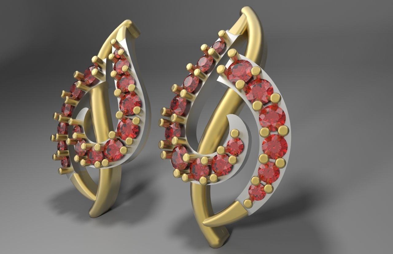 Diamond Studd 3D model_1