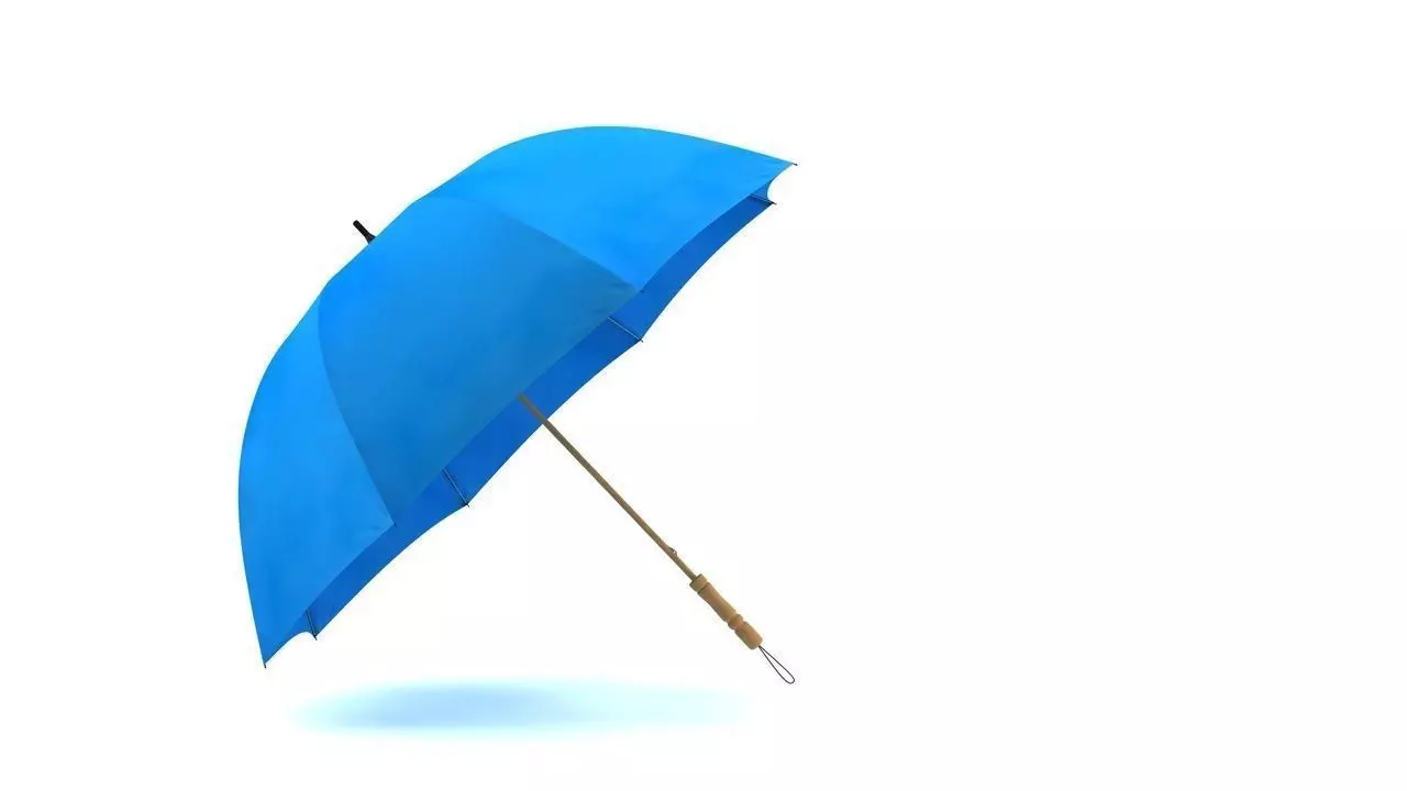 Umbrella Low-poly 3D model