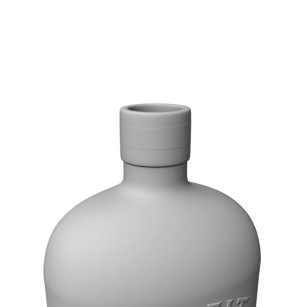 Bulleit Rye 75cl Bottle 3D model_17