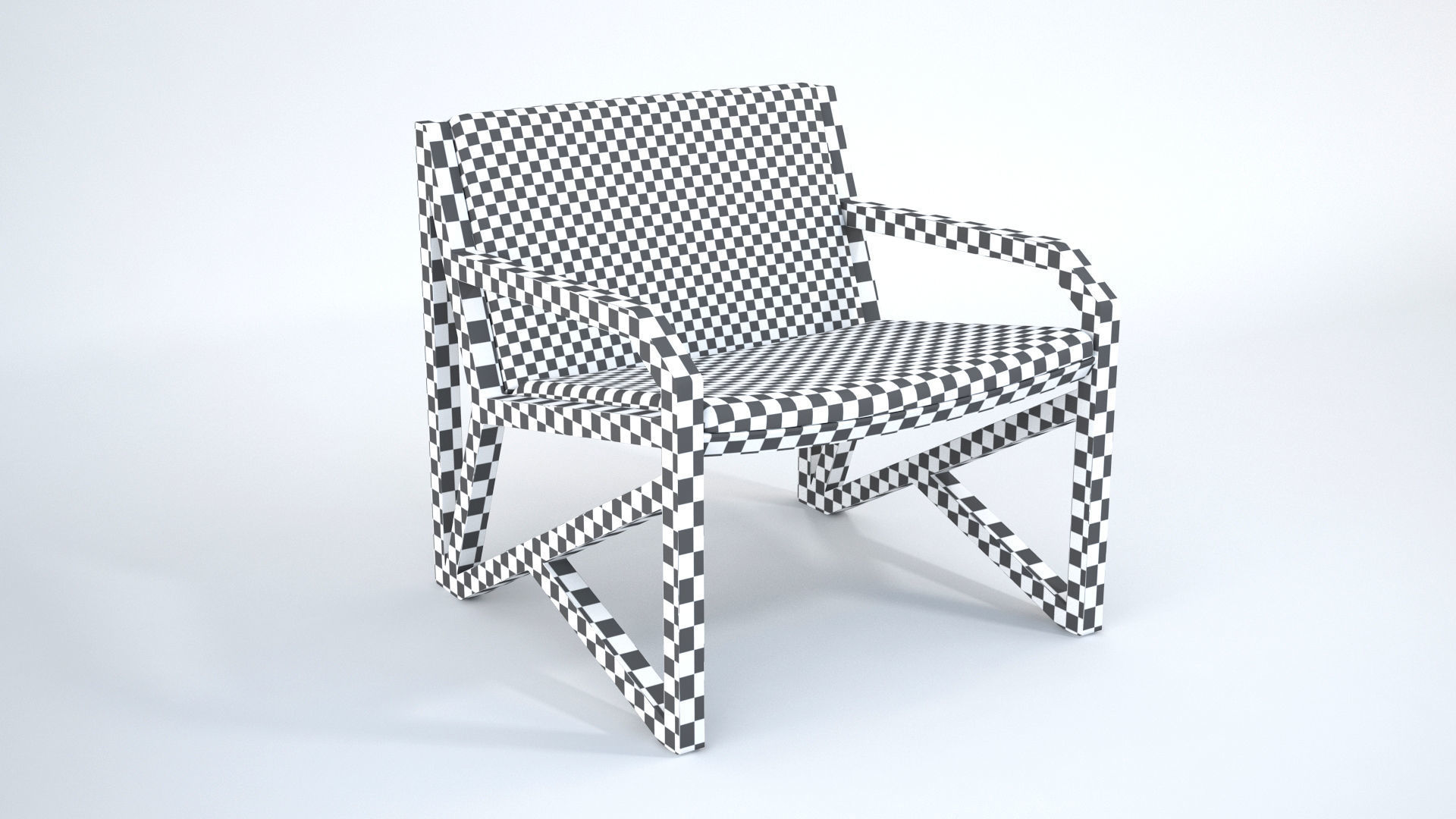 OVO Poltrona Lateral Armchair 3D model_5