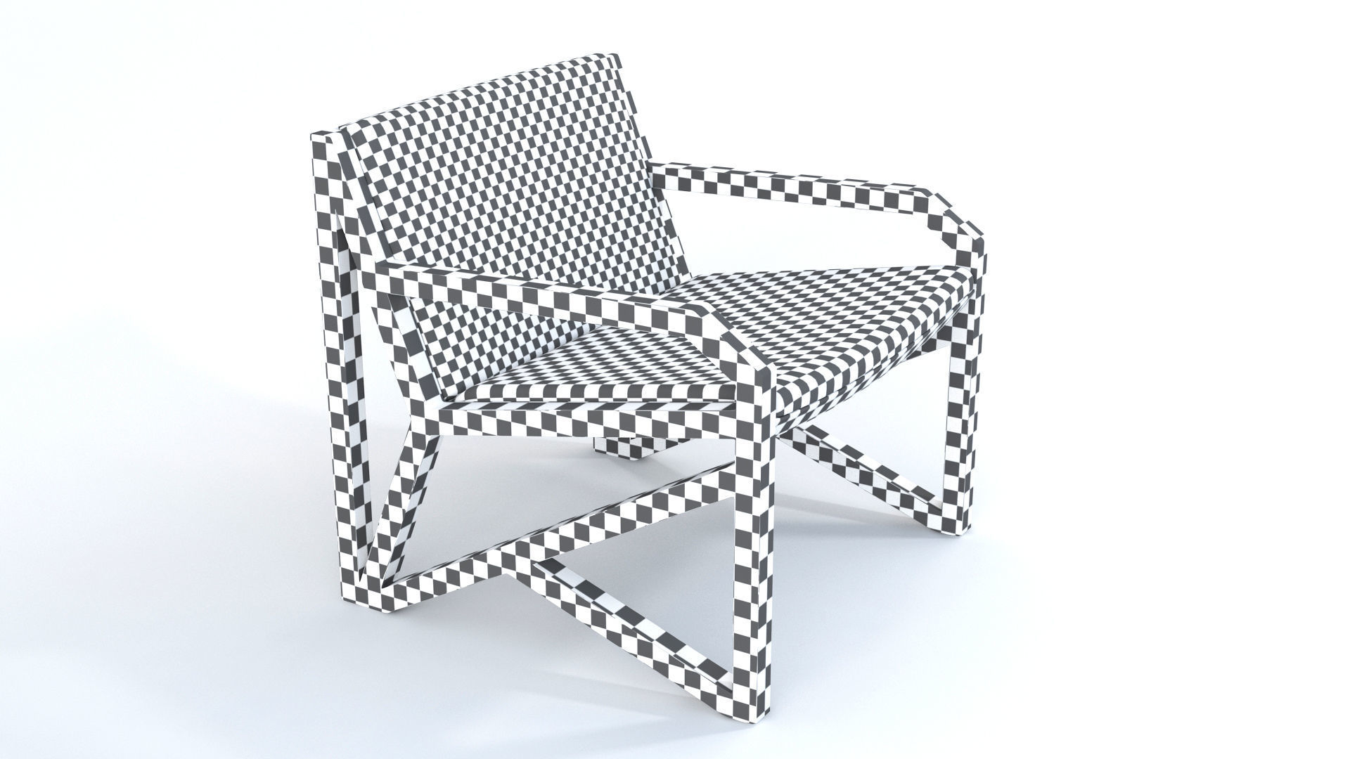 OVO Poltrona Lateral Armchair 3D model_4