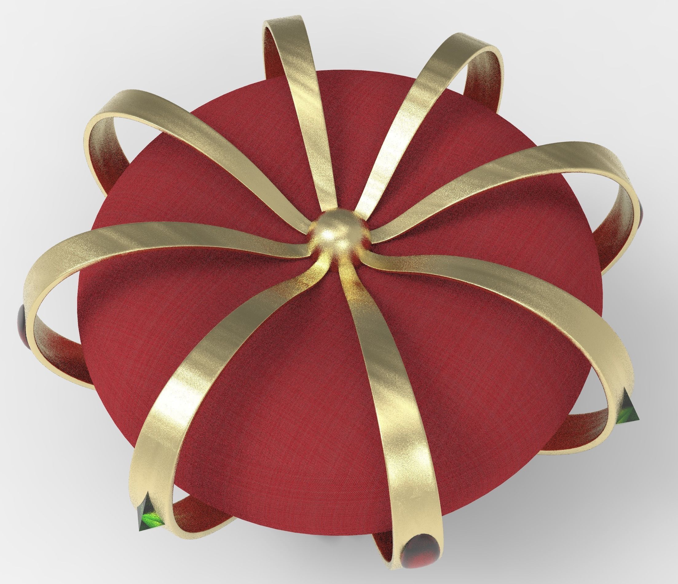 King Crown Low-poly 3D model_1