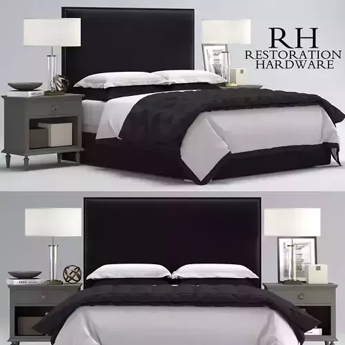 RH Lawson Upholstered bed
