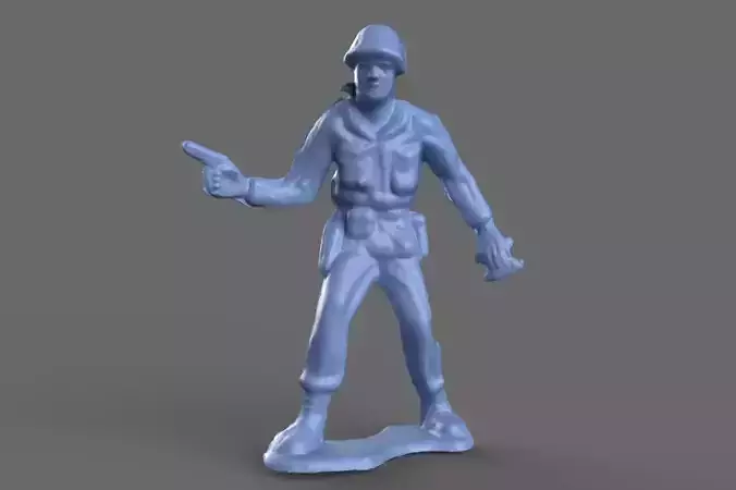 Green Army Man Handgun