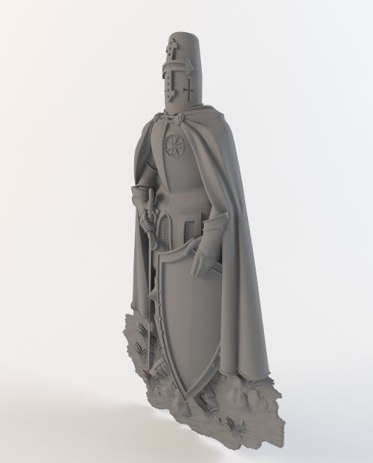 bas knight 3D print model_5