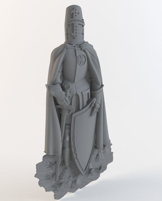 bas knight 3D print model_3