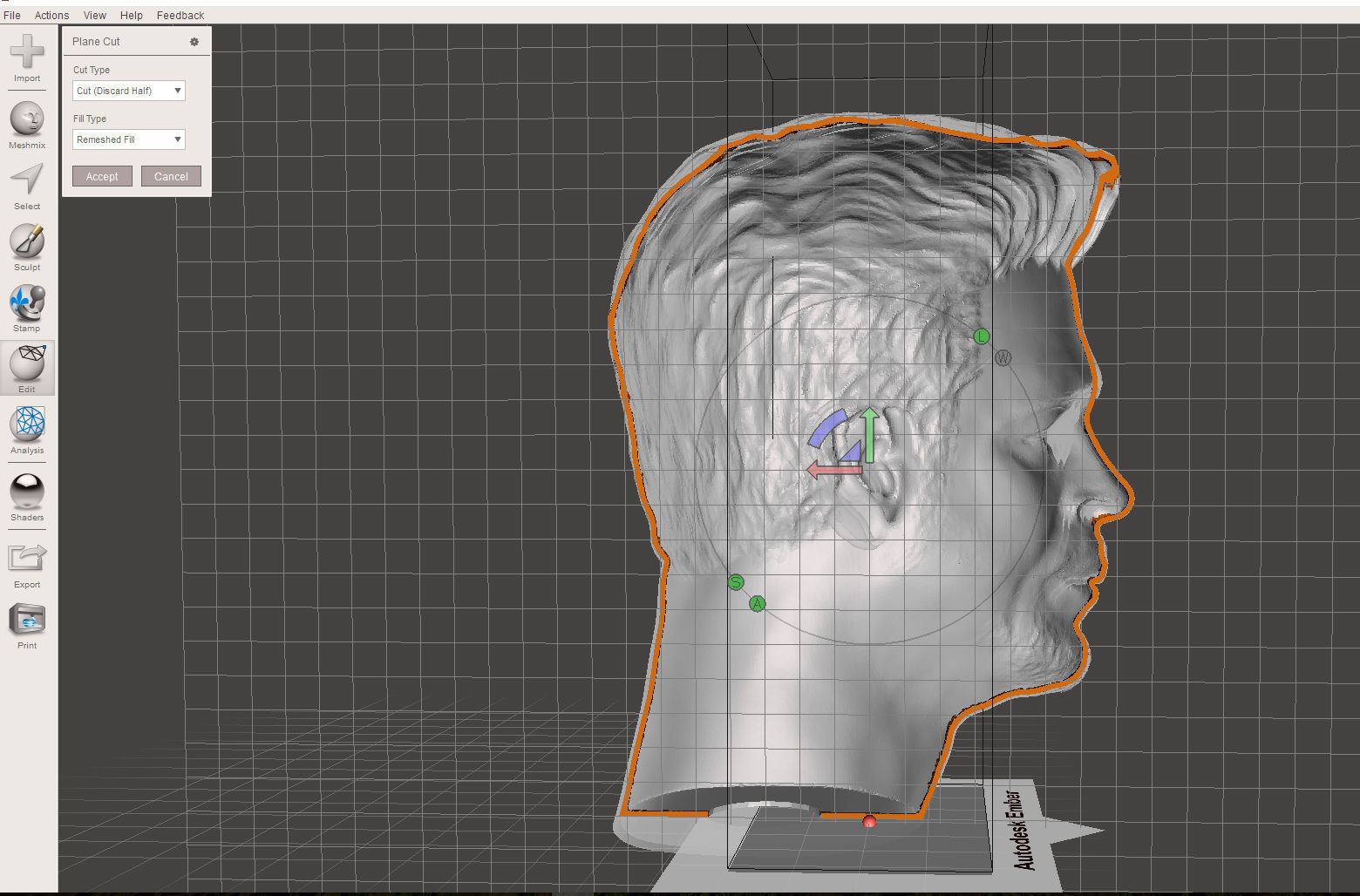 Benicio Del Toro 3D printable portrait sculpture  3D print model_5