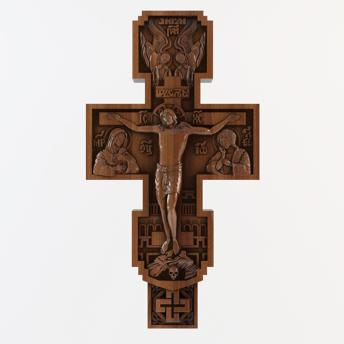 Crucifix cross of jesus 3D print model_18