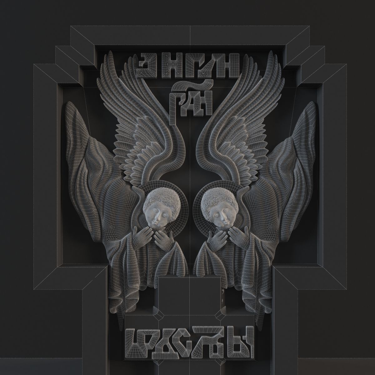 Crucifix cross of jesus 3D print model_10