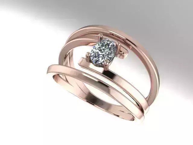 single stone right hand ring