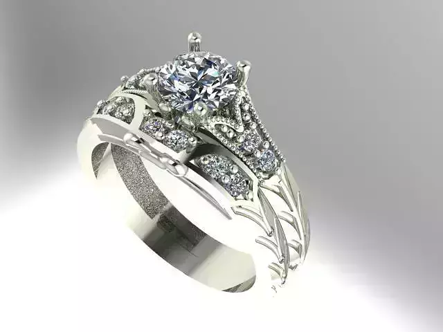 Vintage style wedding set