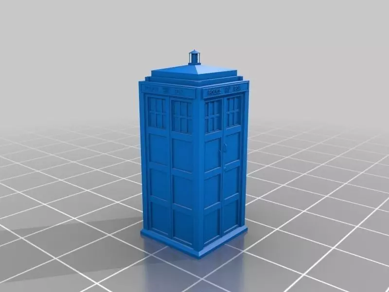 Doctor Who Tardis Free 3D print model_0