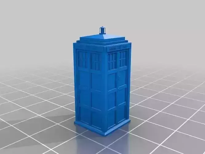 Doctor Who Tardis Free 3D print model