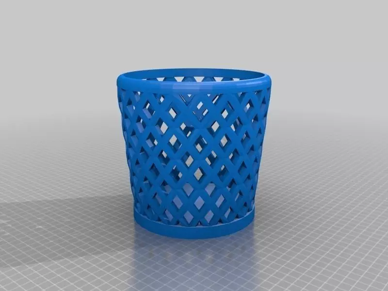 Trash Can or Pencil Holder Free 3D print model