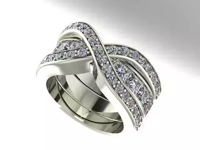 Diamond wedding ring