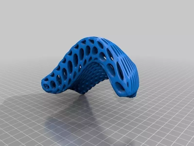 Organic Rectangle Free 3D print model
