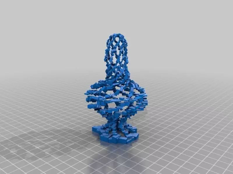 Spiral Squares Free 3D print model_0