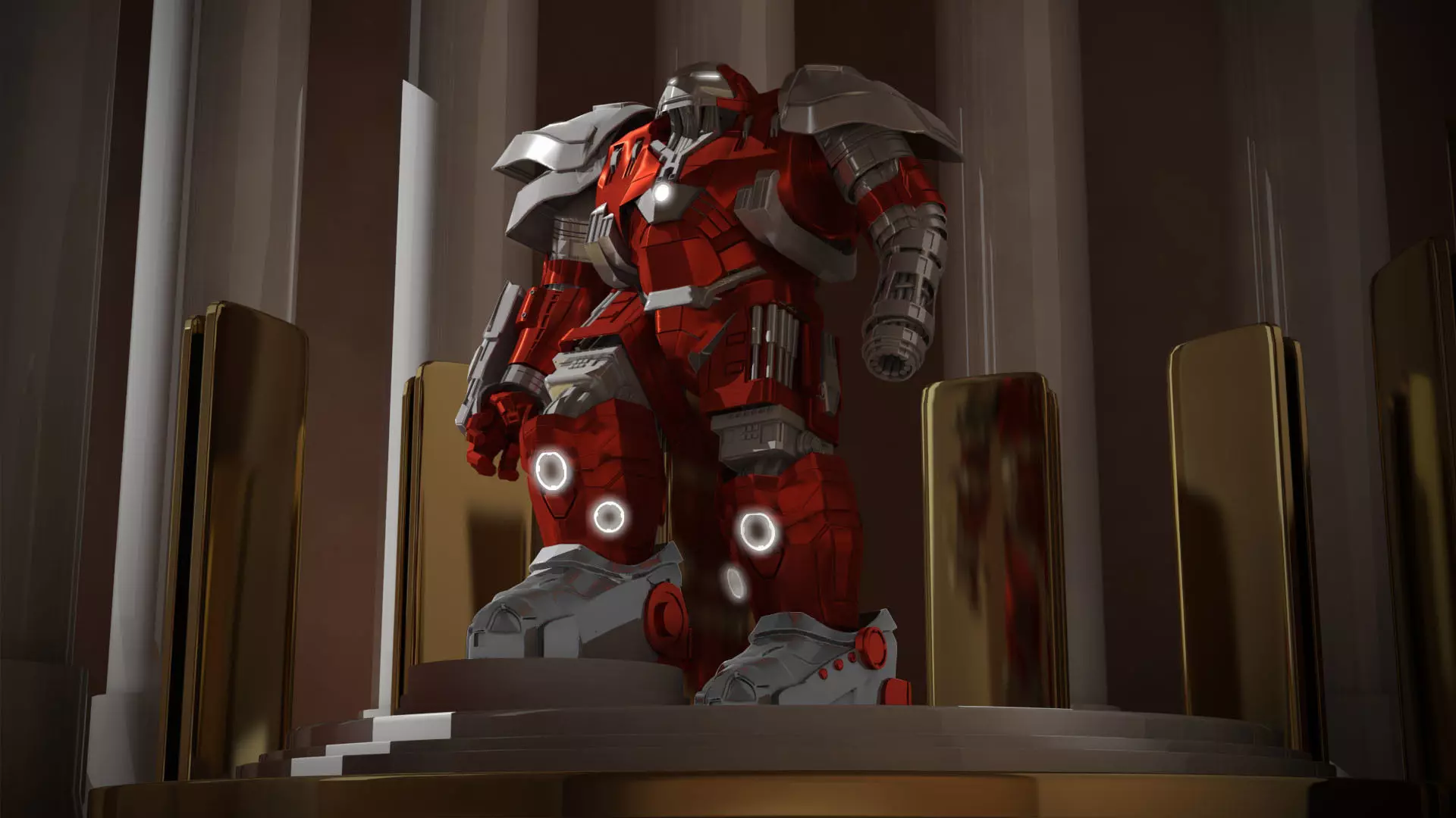 hulkbuster iron man 3D model