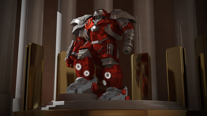 hulkbuster iron man 3D model