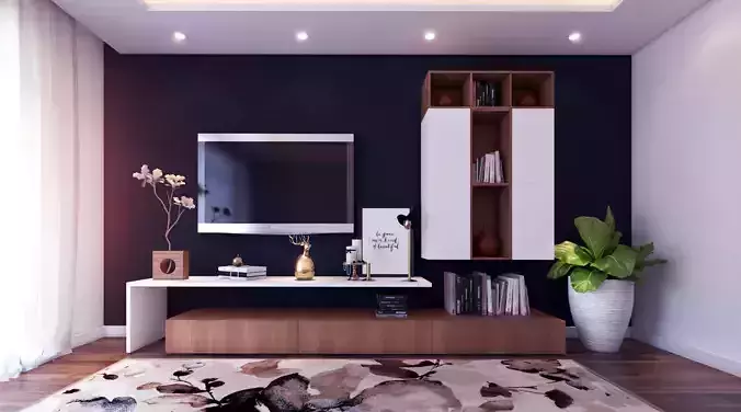 Modern Wooden TV-unit for a Beautiful Living-room 