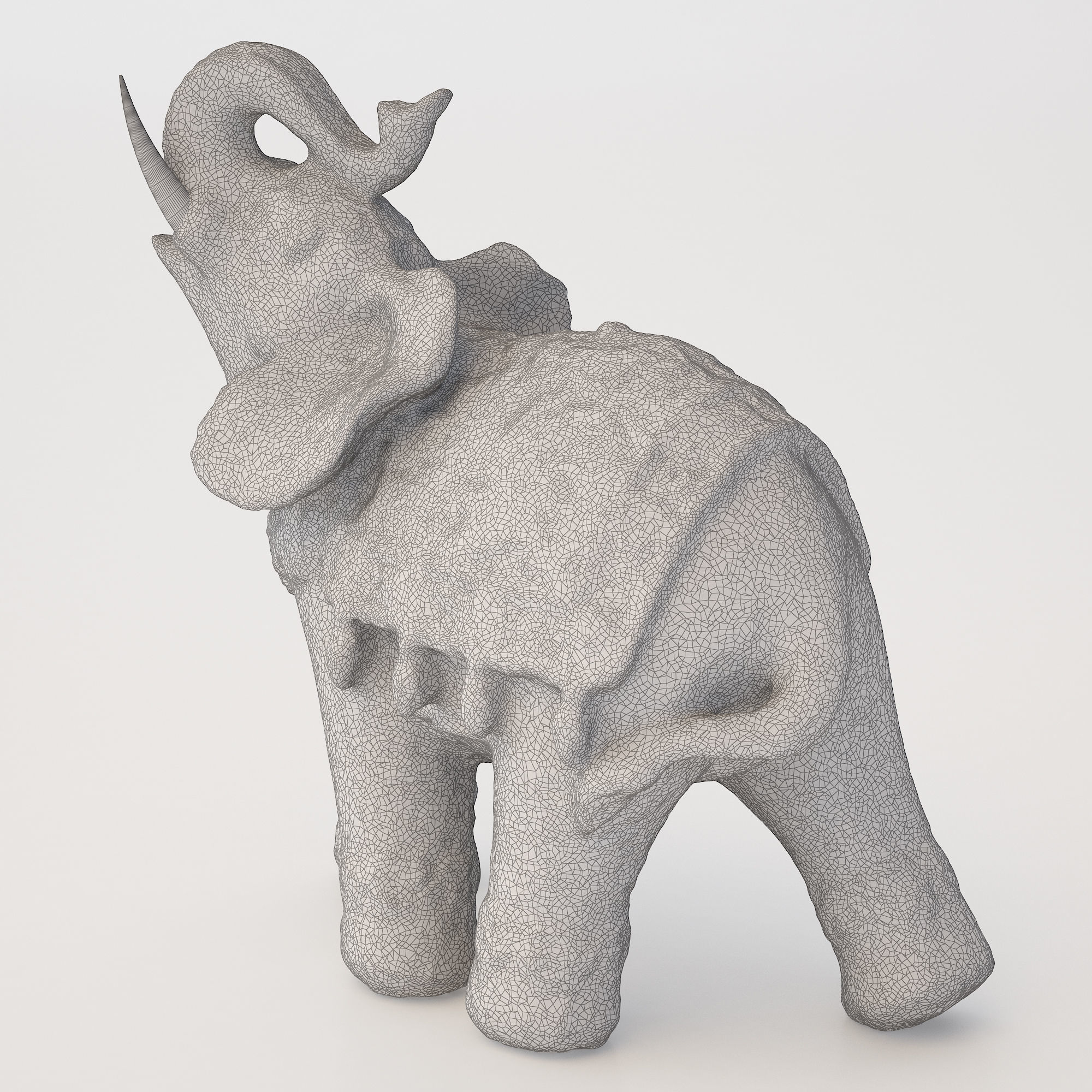 Elephant Ornament 3D model_6