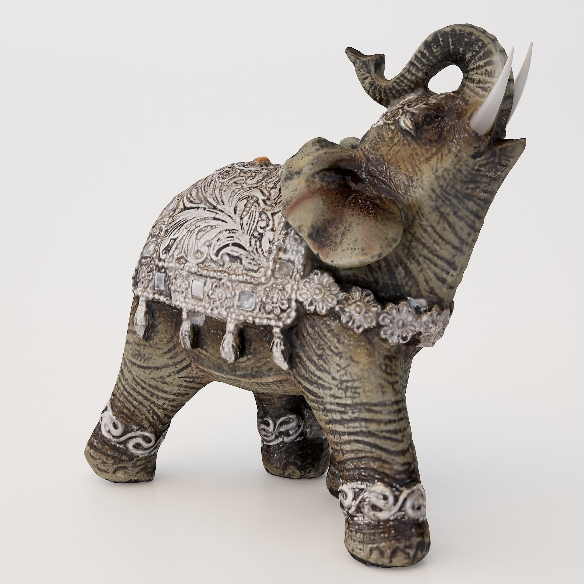 Elephant Ornament 3D model_1