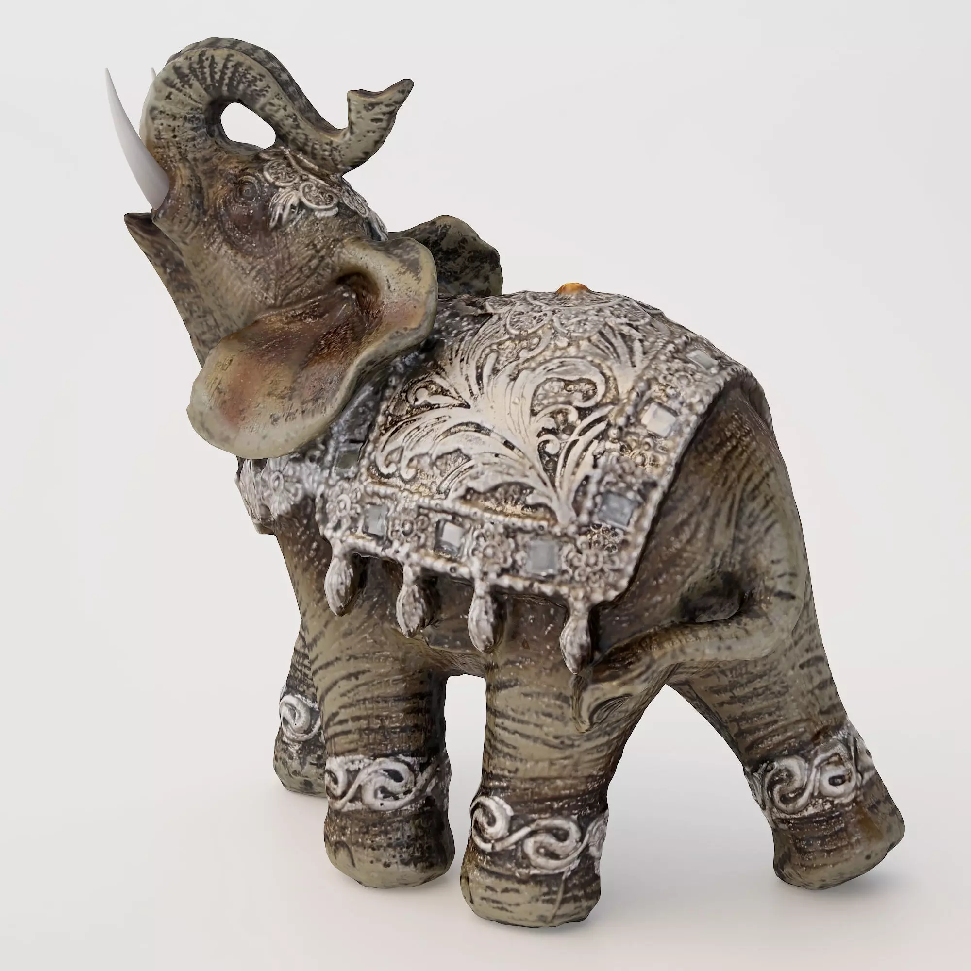 Elephant Ornament 3D model_0