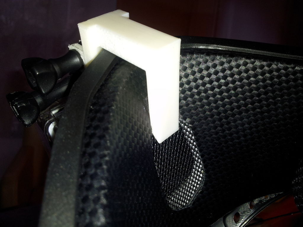 gopro motorcycle helmet mount afx fx-39 fly trekker Free 3D print model_2