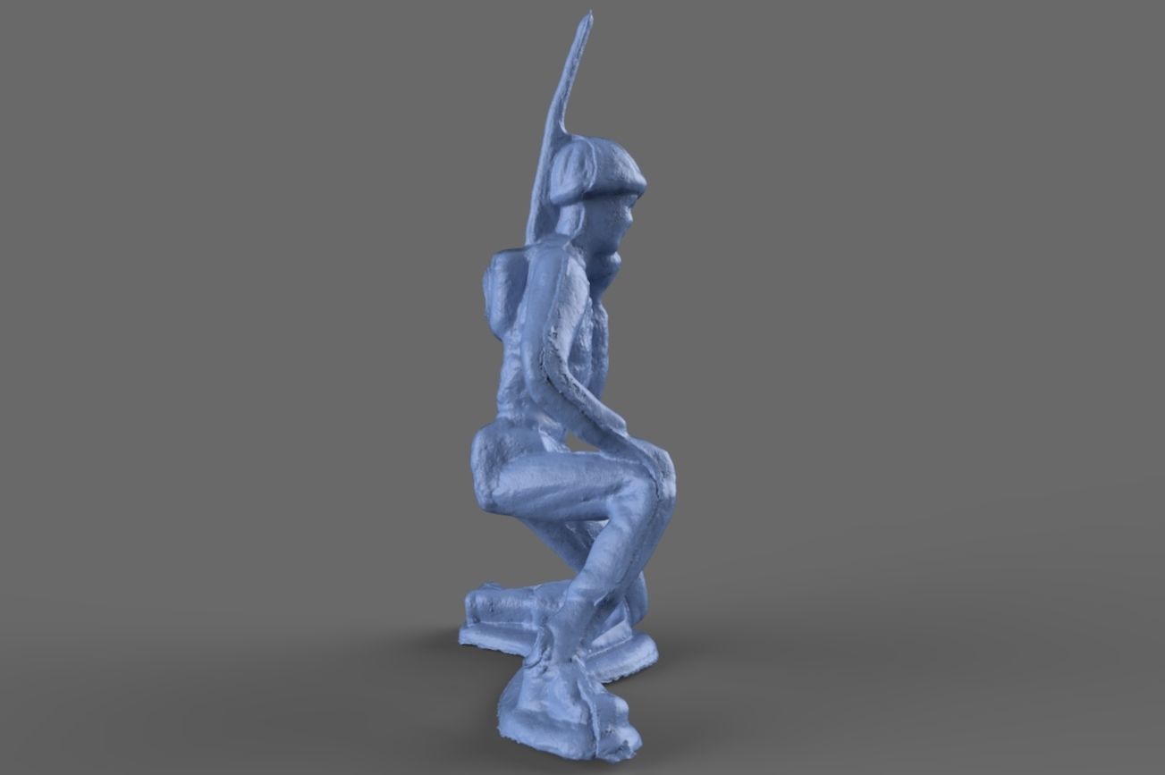 Green Army Man Radio Recon 3D model_3