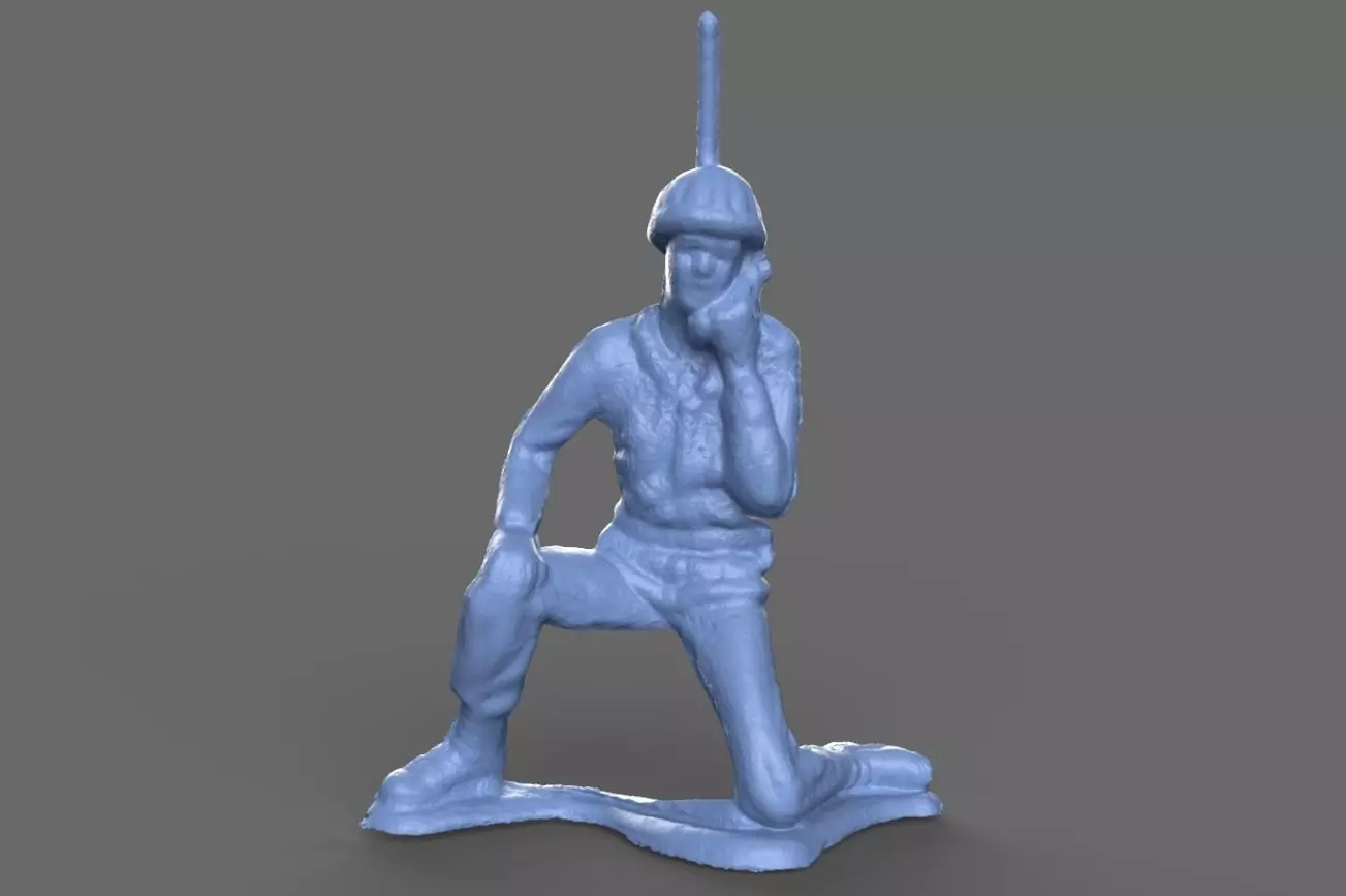 Green Army Man Radio Recon 3D model_0