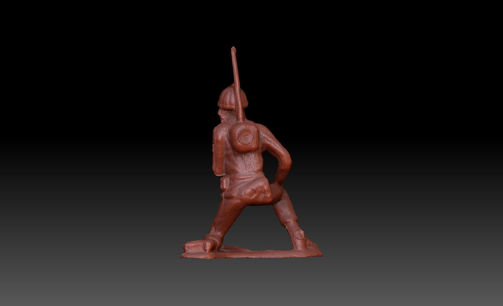 Green Army Man Radio Recon 3D model_7