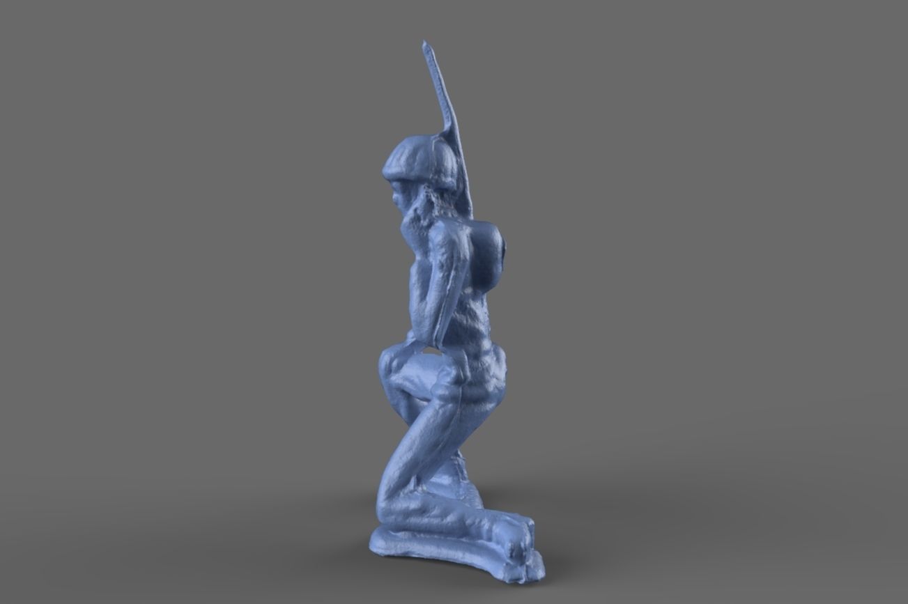 Green Army Man Radio Recon 3D model_1