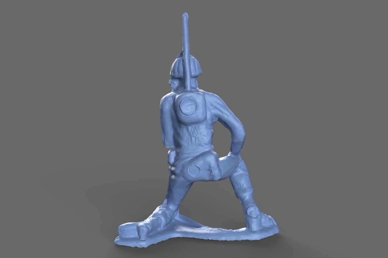 Green Army Man Radio Recon 3D model_2