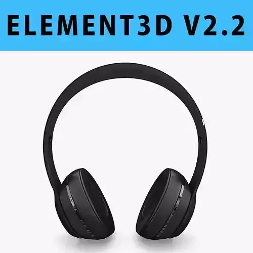 E3D - Apple Beats Solo3 Wireless Headphones 3D model