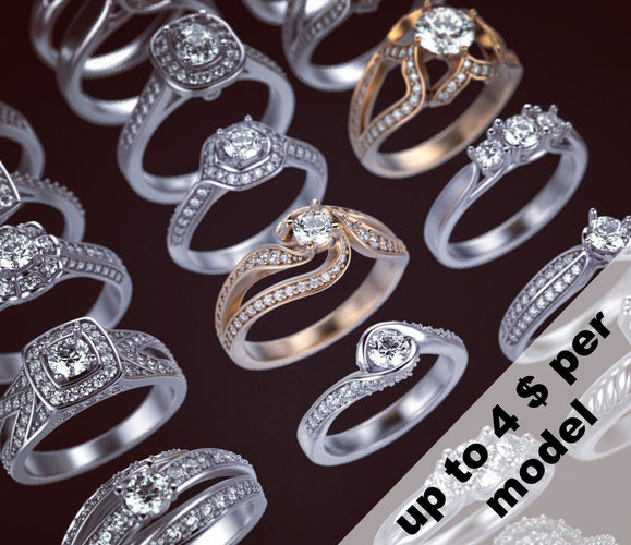 Pack ring 4 3D print model