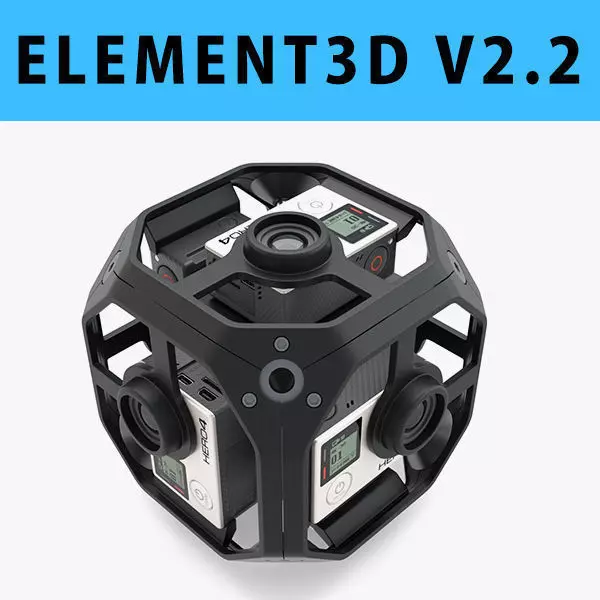 E3D - GoPro Omni Sync Rig 360 Camera Spherical  3D model_0