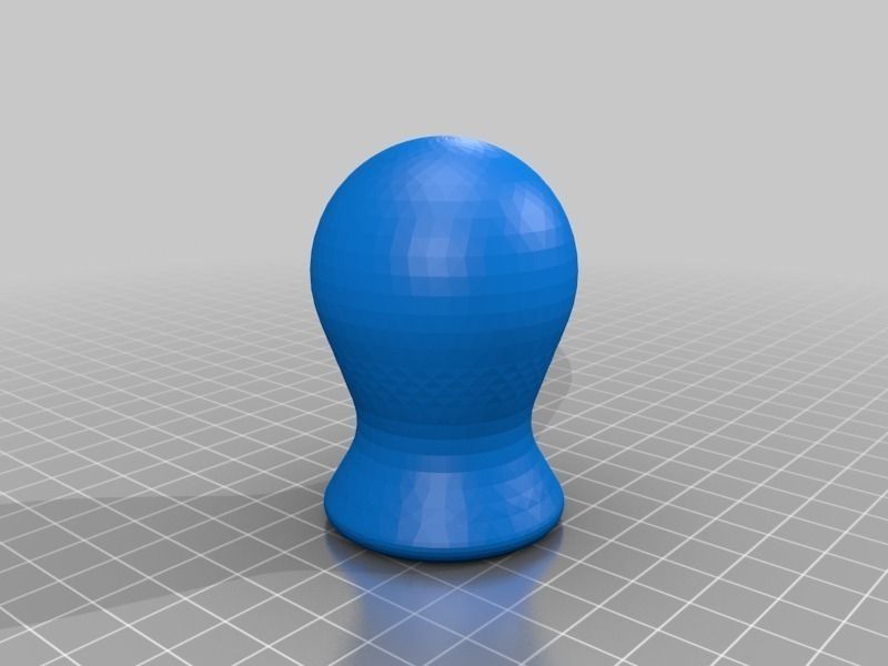 Skirted gear knob Free 3D print model_1