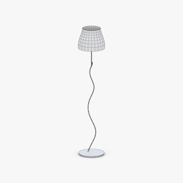 1438 - Floor Lamp Low-poly 3D model_1